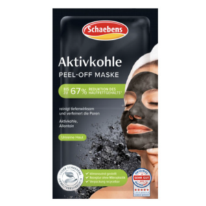 Schaebens Aktivkohle Peel Off Maske (2x8 ml), 16 ml