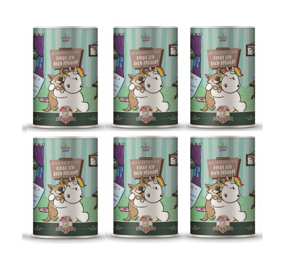 Pummel & Friends SNACKTUBE LAMM + AMARANTH 6x210 g