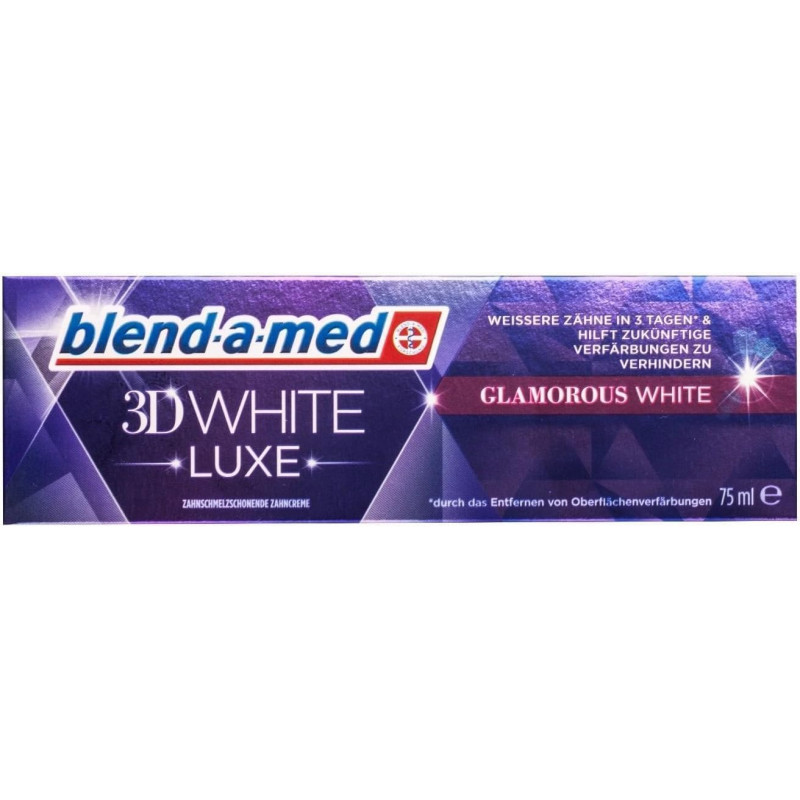 blend-a-med 3DWhite Luxe Glamorous WHITE Zahnpasta 75 ml