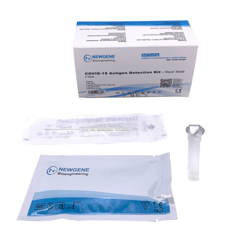 NEWGENE COVID-19 Antigen Test Kit Schnelltest 5er Set