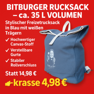 Bitburger Rucksack ca. 35l