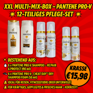 XXL MULTI-Mix-BOX – Pantene Pro-V, 12-teiliges Pflege-Set