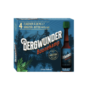 Bergwunder Boonekamp Kräuterbitter 44% vol. 4 x 20 ml