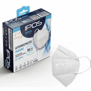 IPOS FFP2 Atemschutzmaske Weiss, 10 Stk.