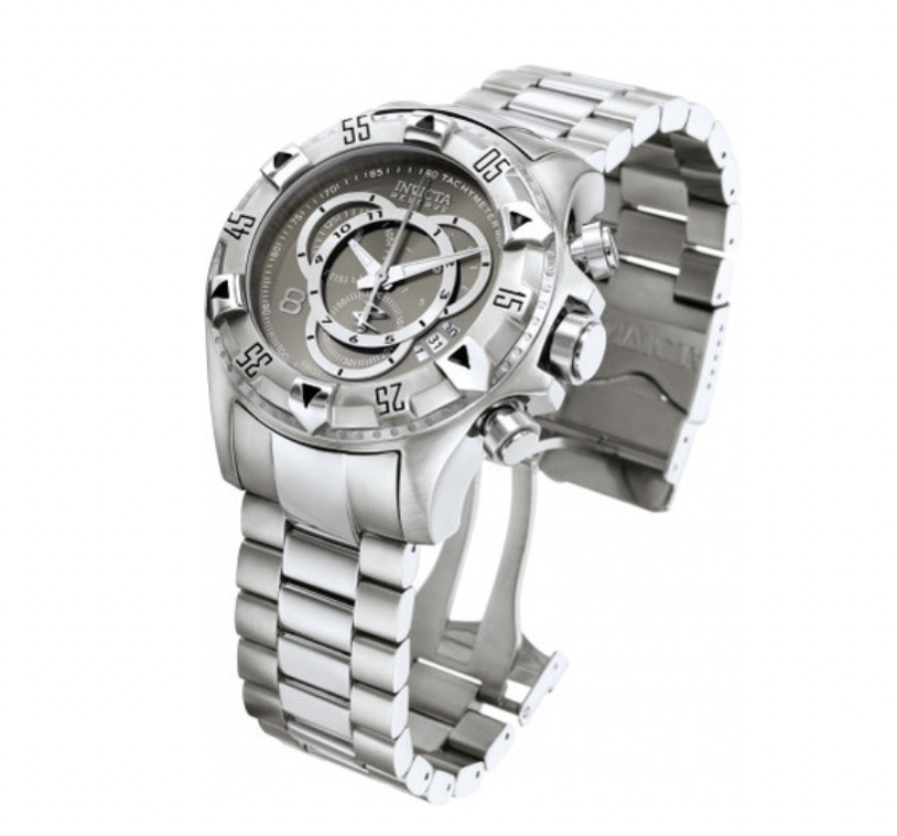 Invicta Herren-Armbanduhr XL Chronograph Quarz Edelstahl 5524