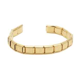 Italian Charms Basisarmband 9mm/18 Glieder, golden