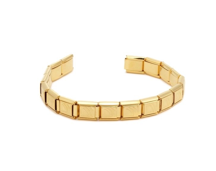 Italian Charms Basisarmband 9mm/18 Glieder, golden