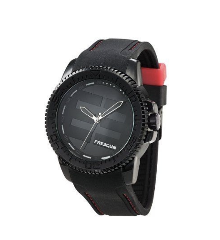 Freegun Herren-Armbanduhr Analog Quarz Schwarz EE5045
