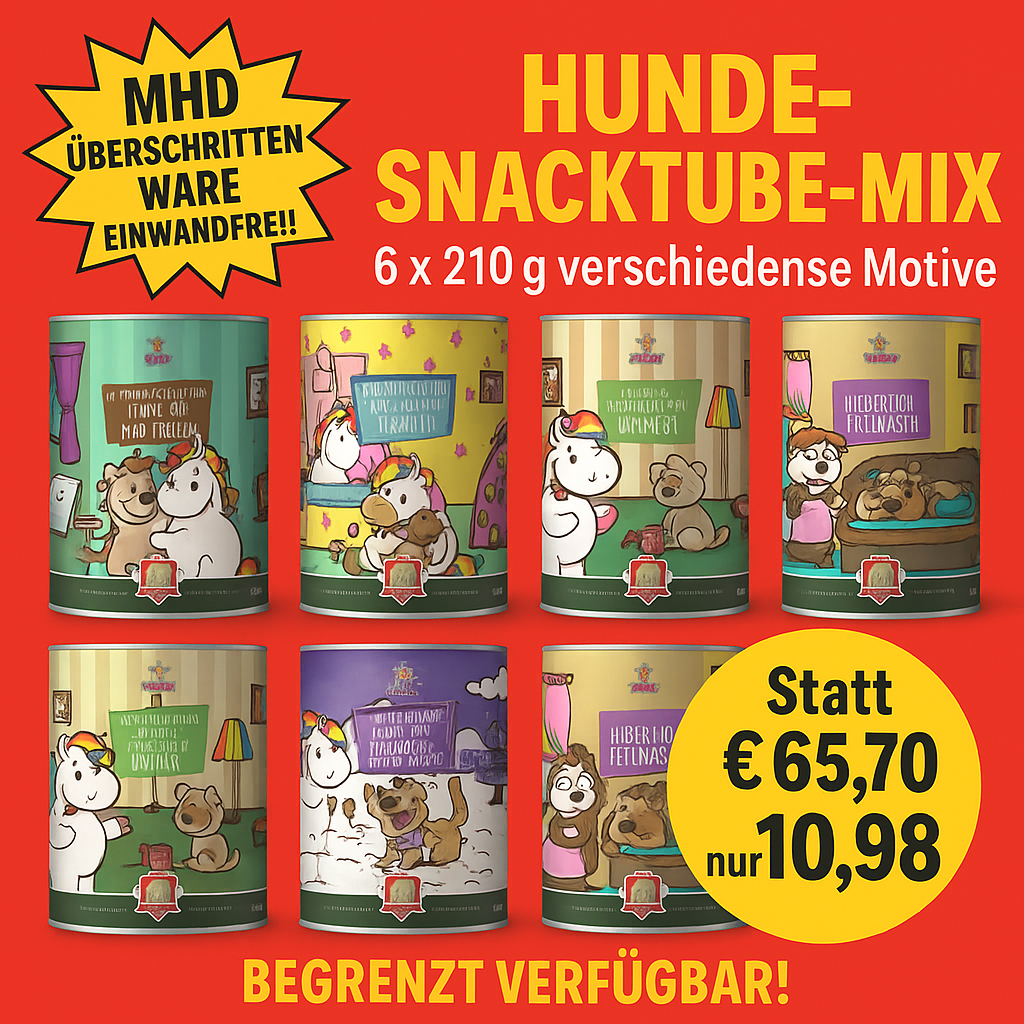 Pummel & Friends SNACKTUBE-MIX 6x210 g