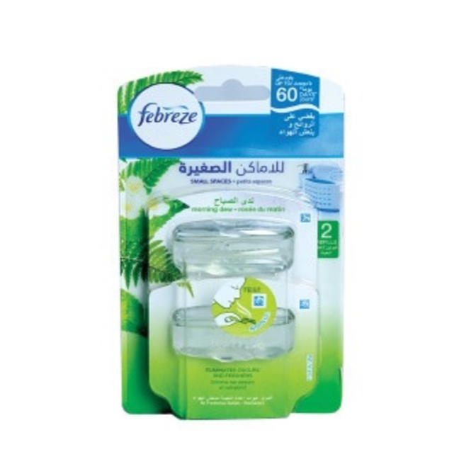 Febreze Air Freshener Morning Dew Lufterfrischer-Nachfüller - 2×5.5Ml