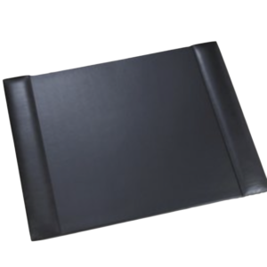 Avantgarde Schreibunterlage, Kalbsleder, 65 x 51 cm, schwarz, handgefertigt, AV 117