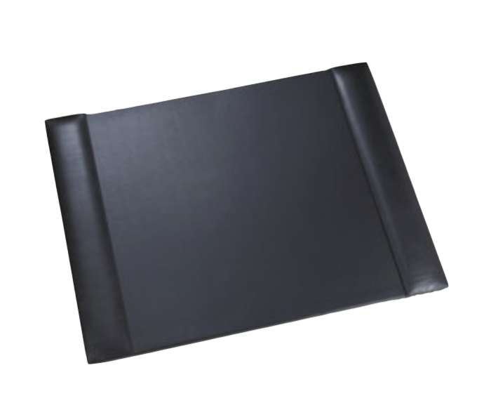 Avantgarde Schreibunterlage, Kalbsleder, 65 x 51 cm, schwarz, handgefertigt, AV 117