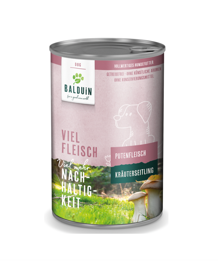 Balduin Premium Hunde-Nassfutter 6 x 400g, 4 Sorten MHD 06/2025 – Bild 4