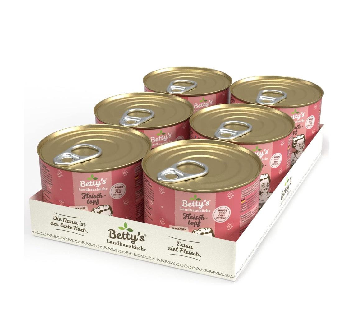 Betty's Landhausküche Hund All Meat 6 x 200 g