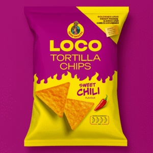Tortilla Chips - Sweet Chili Flavour – Loco – 100 g (MHD 28.11.2025)