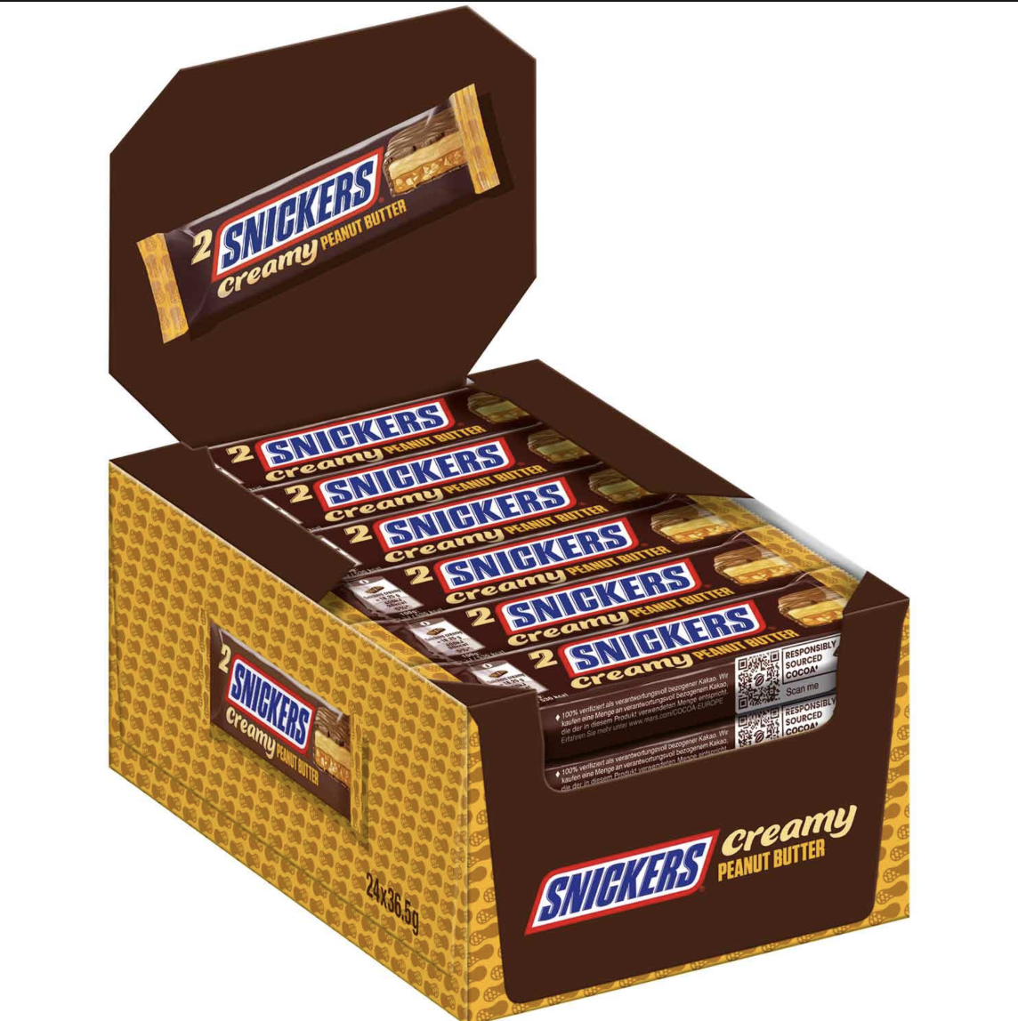 Snickers Creamy Peanut Butter 3x 24x36,5g (MHD 29.03.2026) – Bild 2