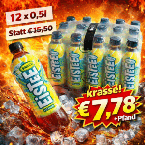 Rauch Eistee "Zitrone" 12 x 0,5l PET inkl. DPG Pfand - MHD 14.05.2026