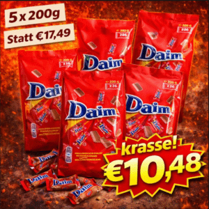 Daim Pralinen 5 x 200g - MHD 28.03.2026
