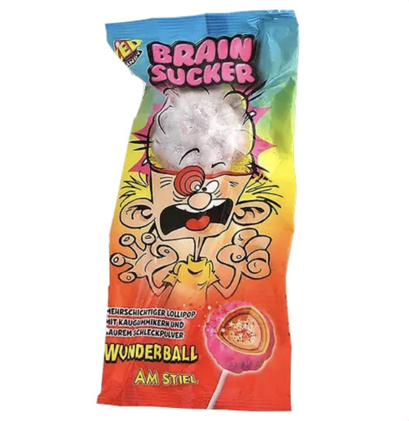 Zed Candy Brain Sucker Wunderball am Stiel "Lollies" 15 x 72g – Bild 2